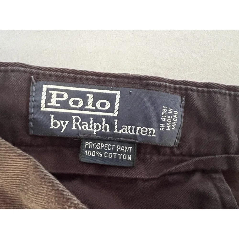 Polo by Ralph‎ Lauren Prospect Pants Cotton Black 35/32